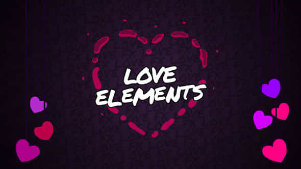 Love Elements After Effects - VideoHive 45901510