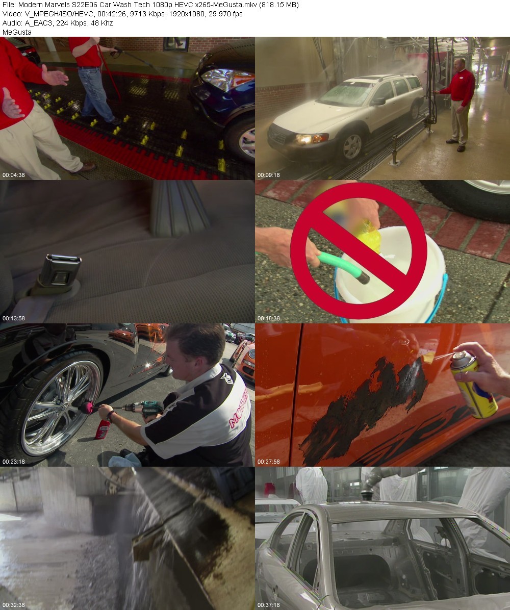 Modern Marvels S22E06 Car Wash Tech 1080p HEVC x265-MeGusta