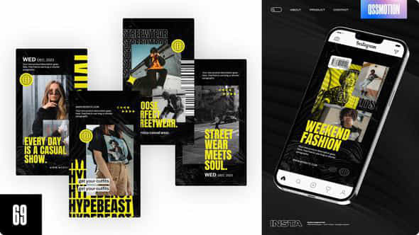 Classic Streetwear Stories - VideoHive 46230319