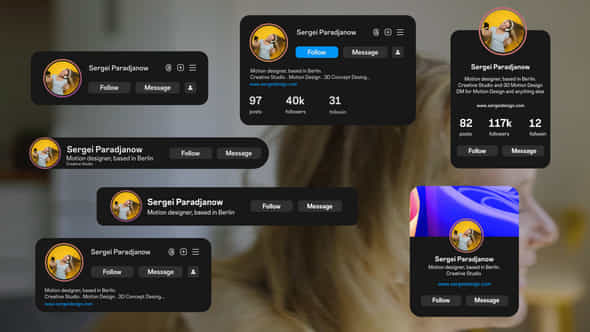 Instagram Ui Pack - VideoHive 59380531