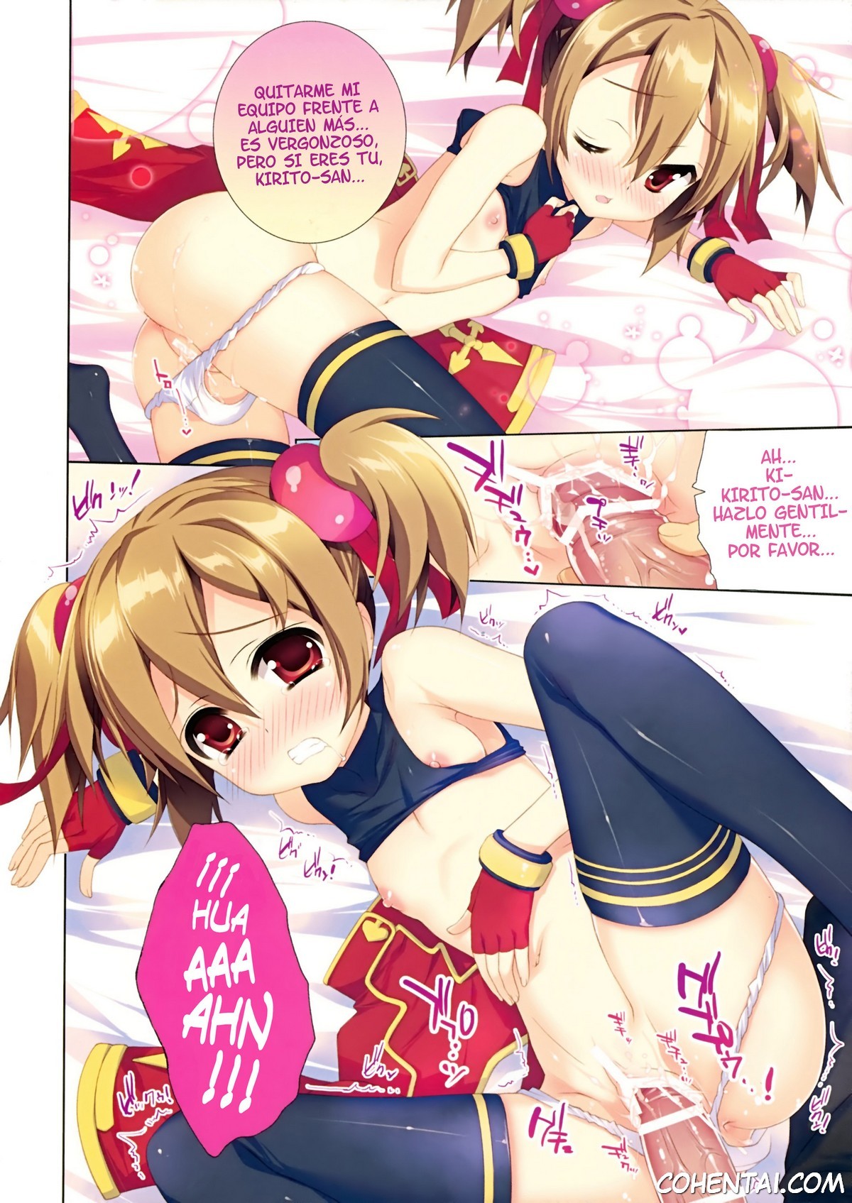 Secret Code Online (Sword Art Online) xxx comics manga porno doujin hentai español sexo 