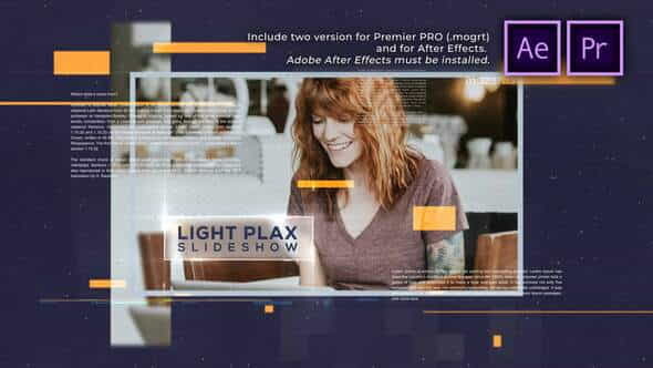 Light Parallax Universal Slideshow - VideoHive 30339747