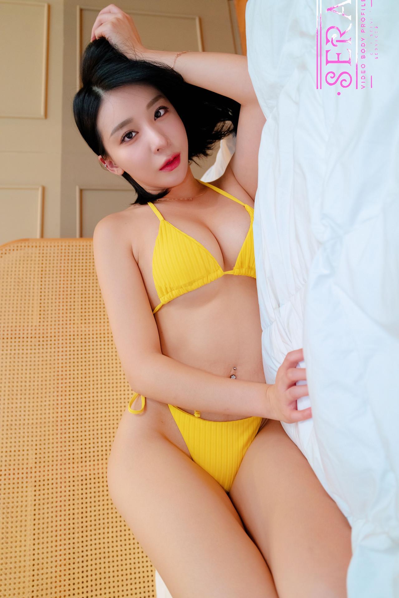 Miyu 미유, SERA Photobook ‘Yellow Bikini’ Set.02(6)