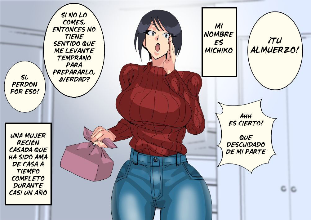 [Koubaitei] Teishu no Otouto ni Netorareta Wakazuma [Spanish]