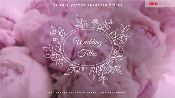 Wedding Titles - VideoHive 37848428