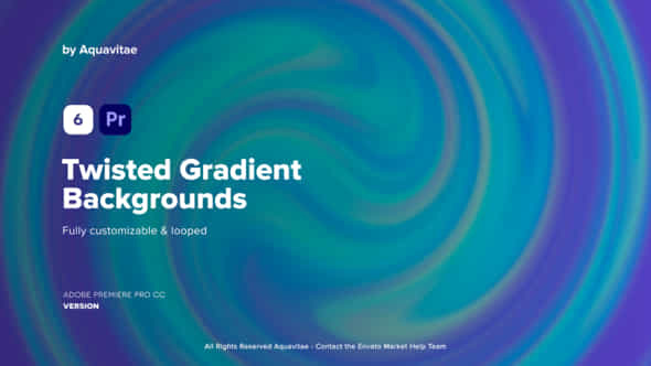 Twisted Gradient Backgrounds - VideoHive 37226283