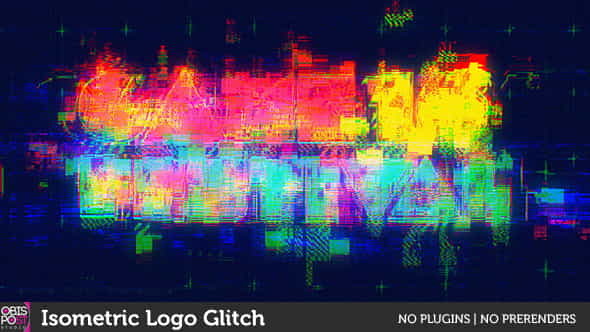 Isometric Logo Glitch - VideoHive 18080686
