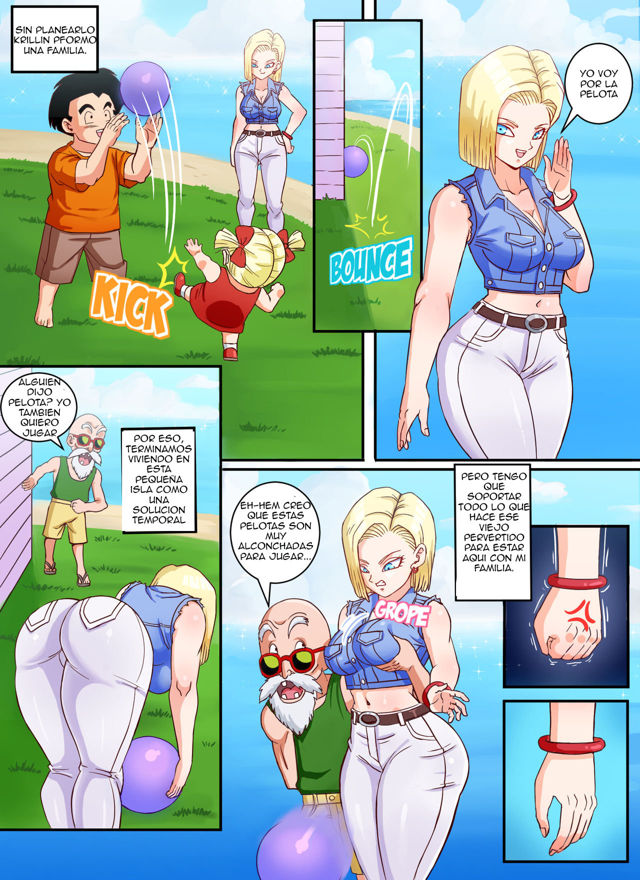 Android 18 x Roshi - 1