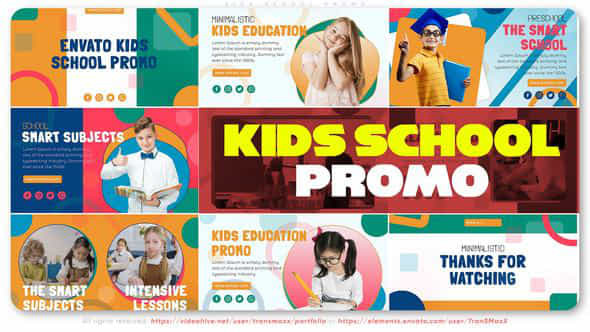 Kids School Promo - VideoHive 47396090