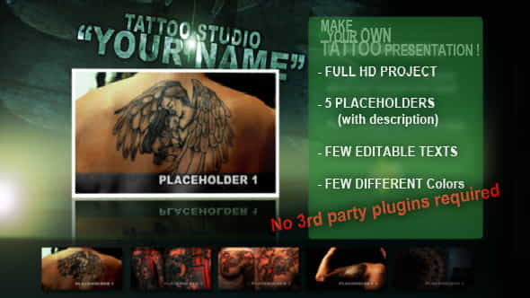 Tattoo Studio - VideoHive 132674