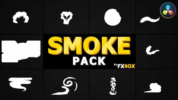 Cartoon Smoke Elements And Transitions - VideoHive 33350487