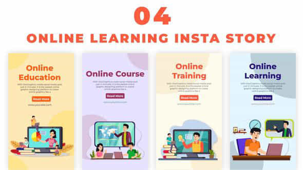 Learning Online Course - VideoHive 38986298