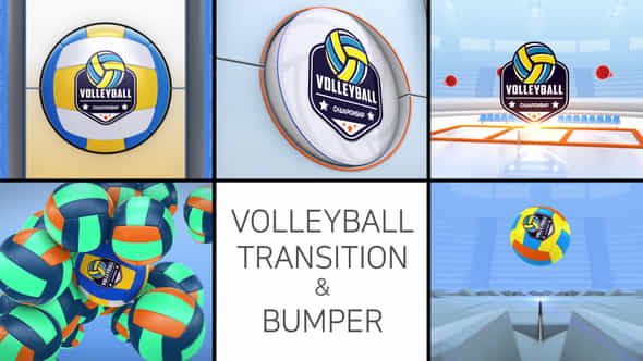 Volleyball Logo Transition - VideoHive 48021862