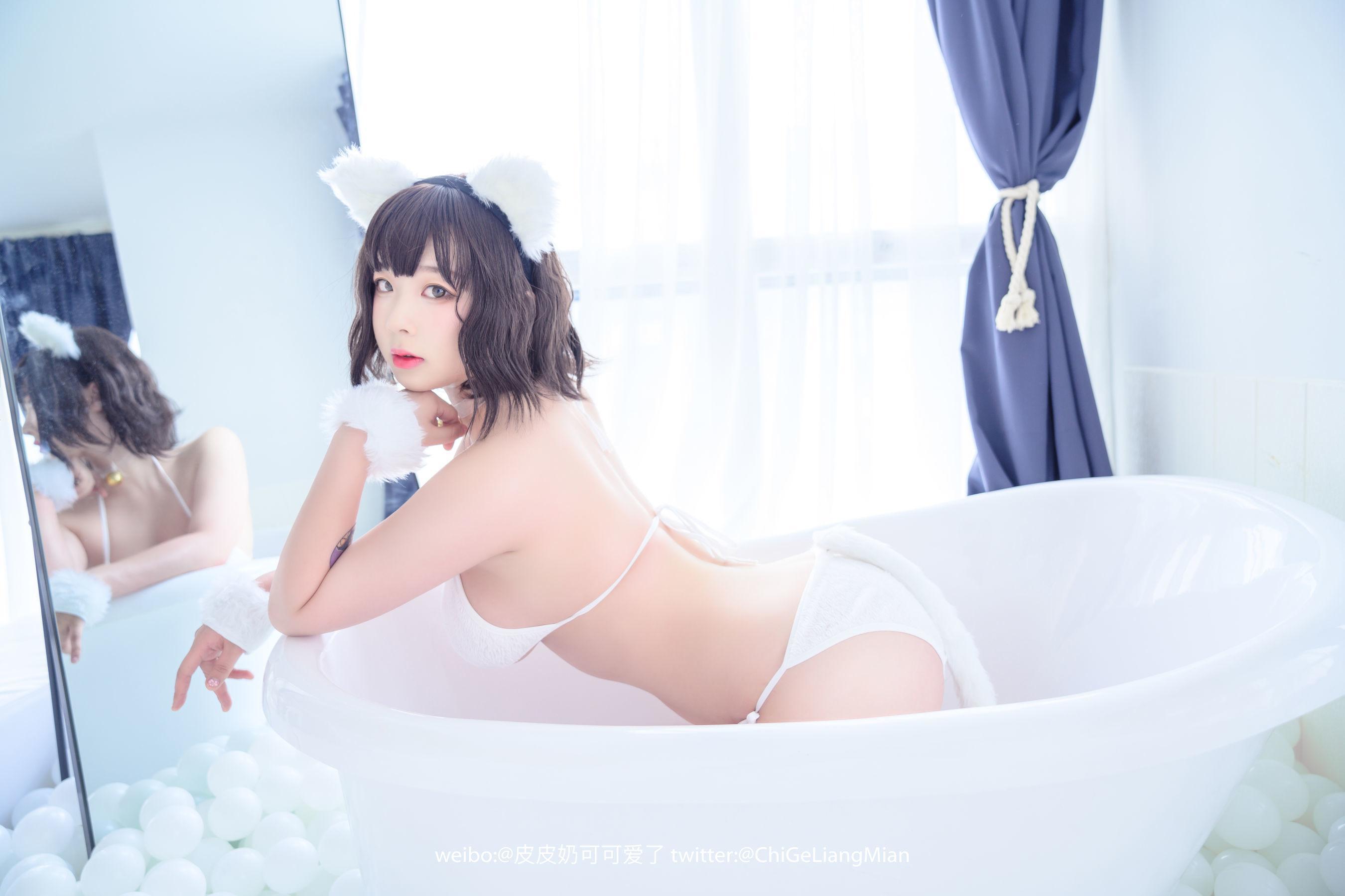 [美女Coser] 皮皮奶可可爱了啦 《白猫》 写真集(12)