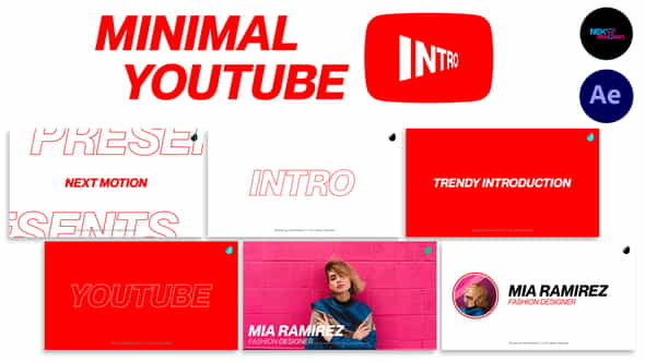 Minimal YouTube Intro - VideoHive 39083219