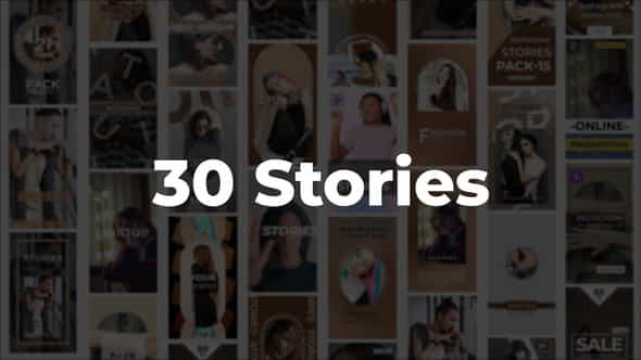 Instagram Stories Big Pack 30 - VideoHive 31876336