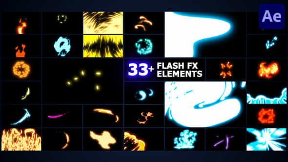Flash FX Elements - VideoHive 43419291