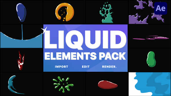 Liquid Elements - VideoHive 37498543
