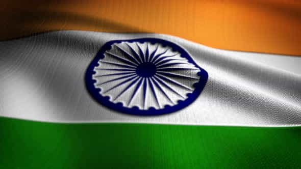 India Flag Seamless Loop - VideoHive 22559931