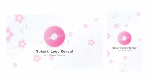 Sakura Logo Reveal - VideoHive 36438739