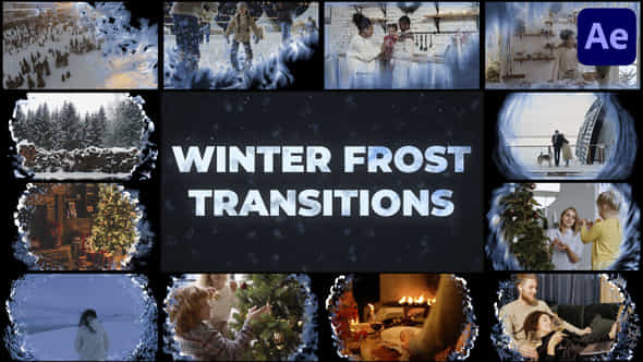 Winter Frost Transitions - VideoHive 42017875