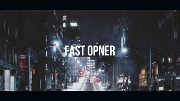 Fast Opener - VideoHive 23099209
