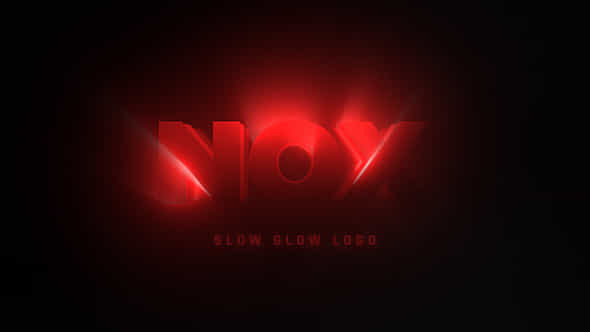 Slow Glow Logo - VideoHive 39659235