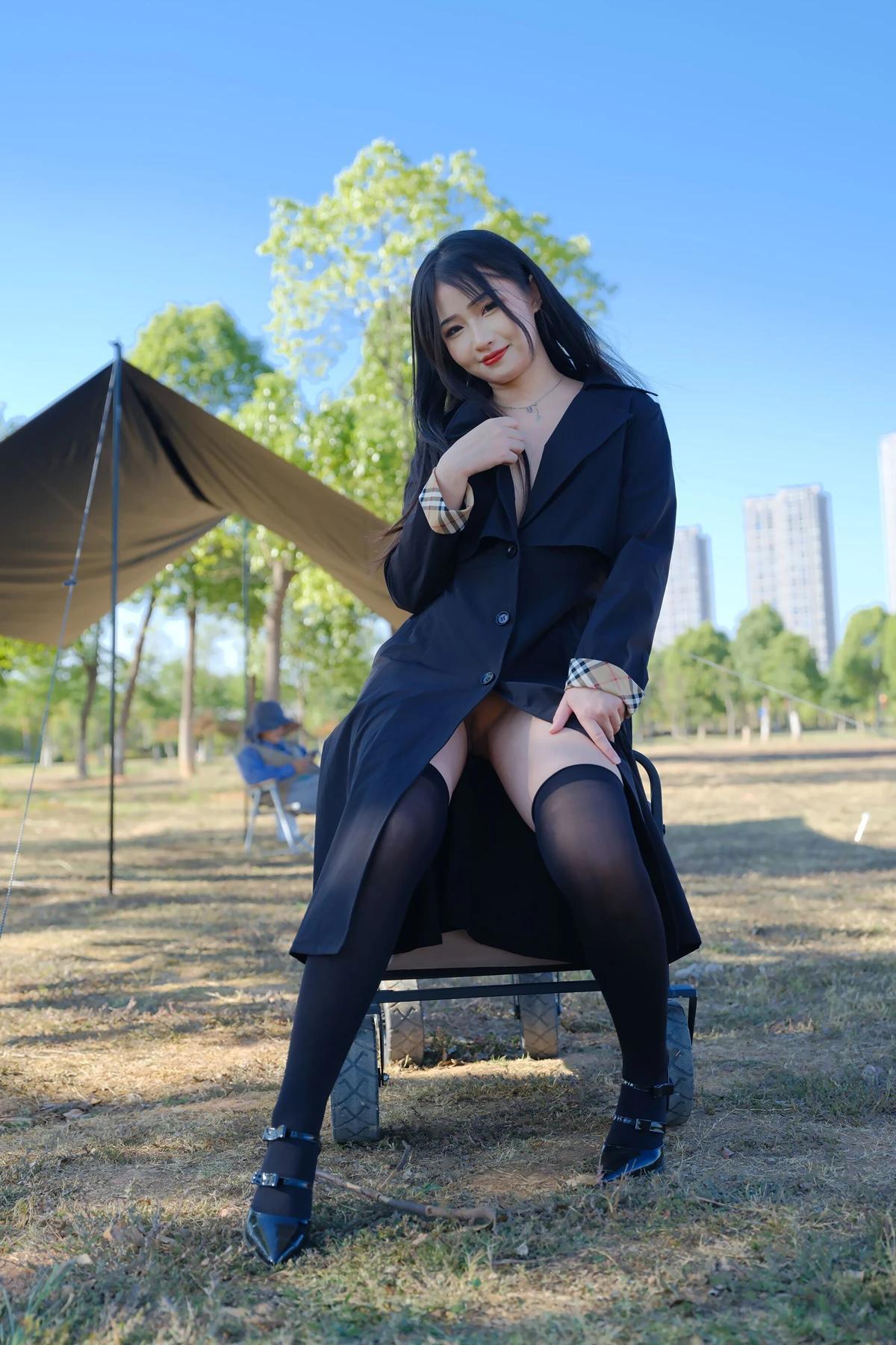 小泽 – 黑丝御姐 户外露出 Set.02(6)