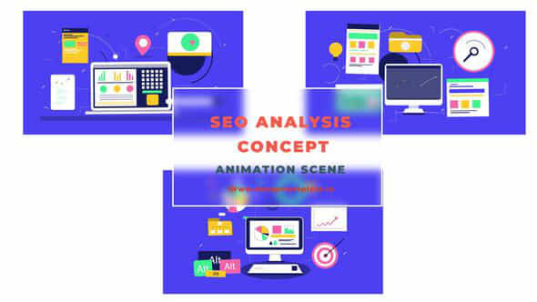 SEO Analysis Concept - VideoHive 43333292