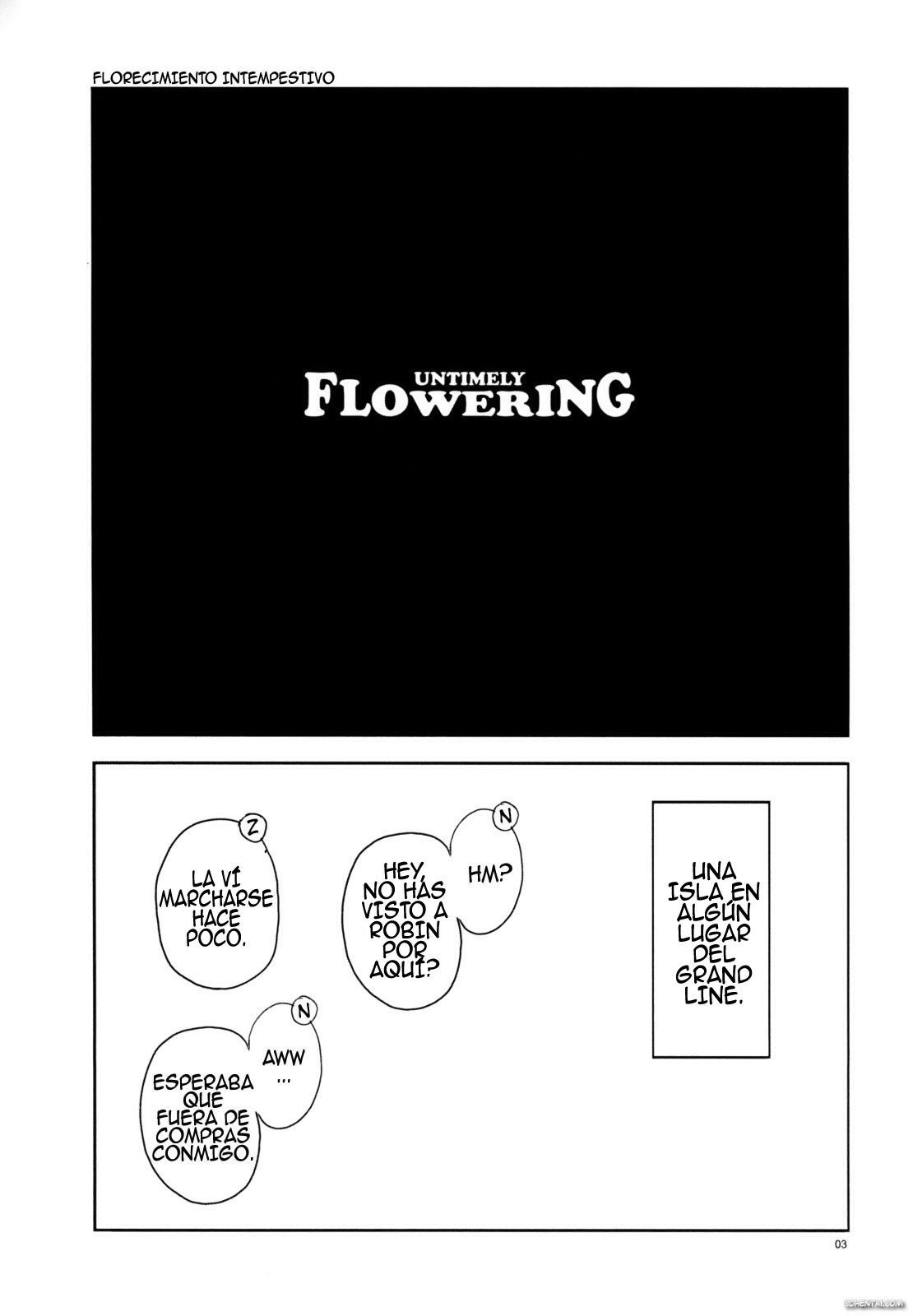 Untimely Flowering (One Piece) xxx comics manga porno doujin hentai español sexo 