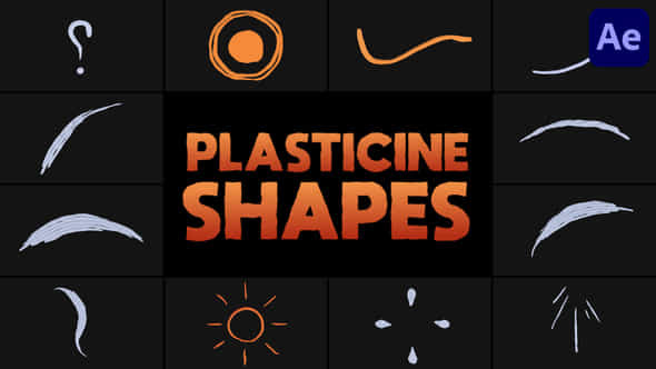 Plasticine Shapes - VideoHive 43383026