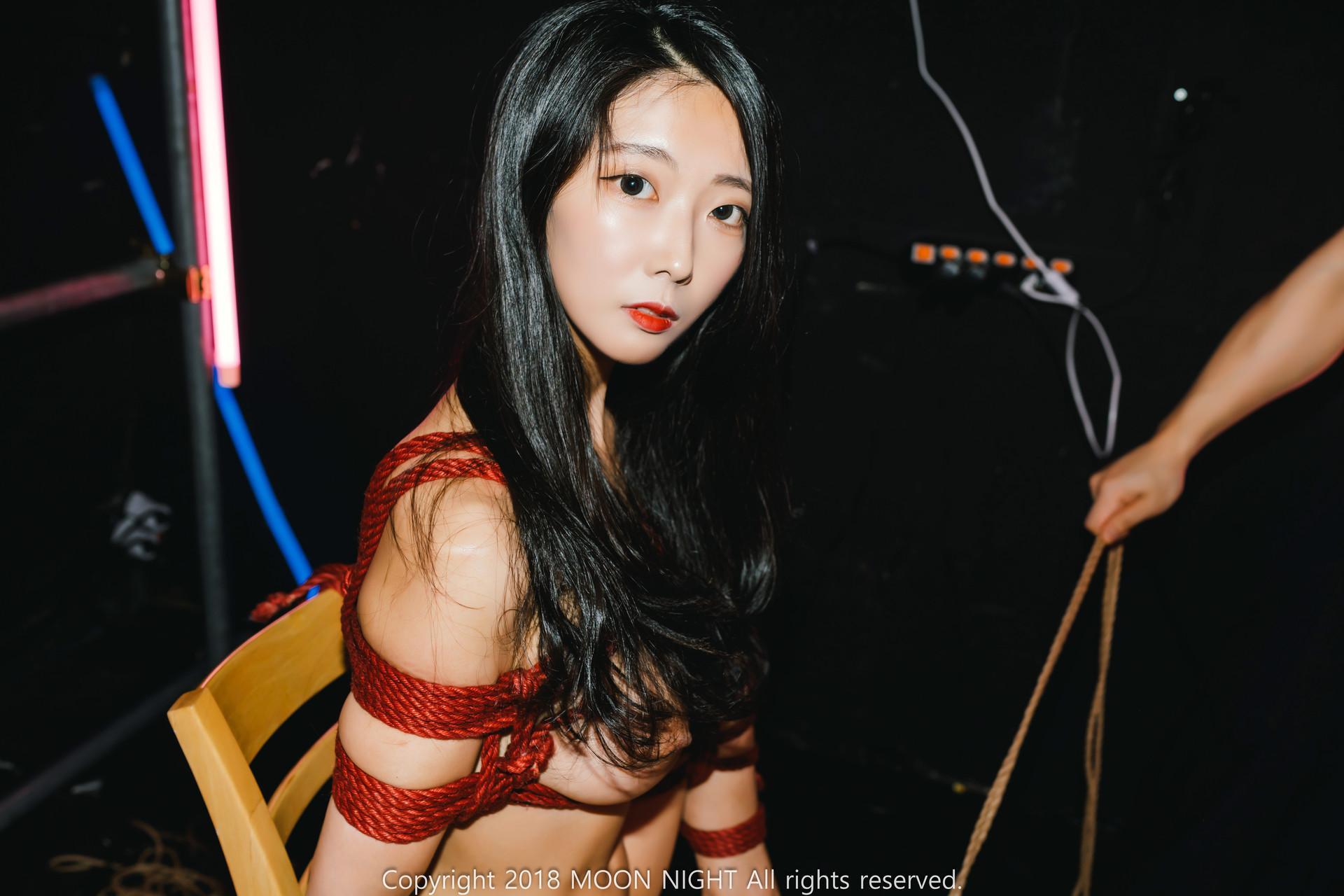 Mona 모나, [Moon Night Snap] SM Club 아트 본디지 (with 마스터) Set.02(37)