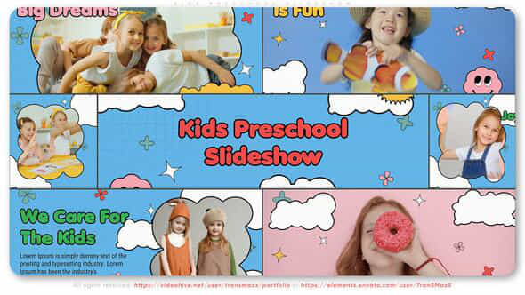 Kids Preschool Slideshow - VideoHive 53256640