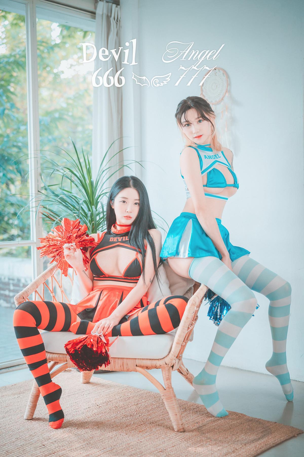 Jeong Bomi 정보미, Taeri 태리, DJAWA ‘Devil 666 & Angel 777’ Set.02(1)