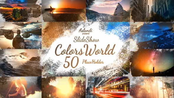 Colors World Ink Slideshow - VideoHive 13961755