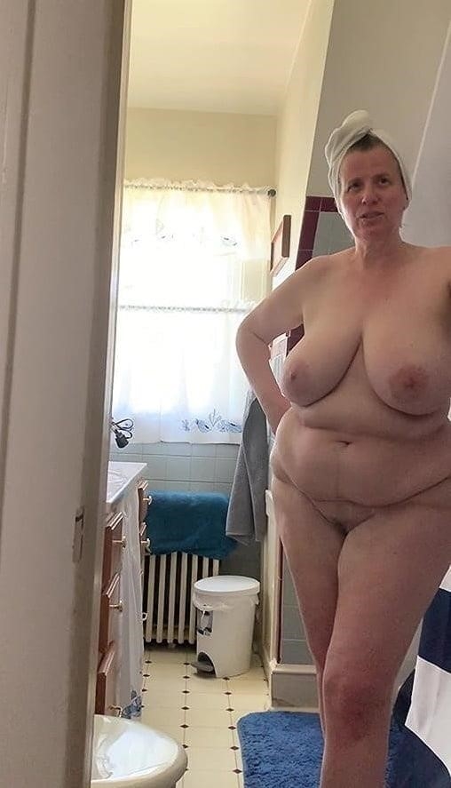 Chubby big tits granny-9635
