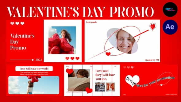 Valentines Day Promo - VideoHive 35979388