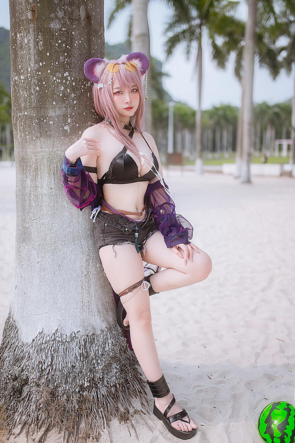 Cosplay 二佐Nisa 《泰拉夏日纪事》 佐佐林雨霞(21)