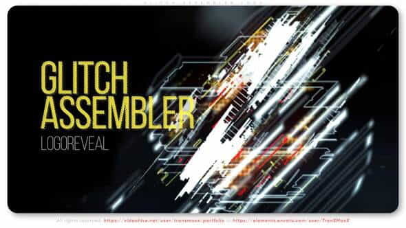 Glitch Assembler Logo - VideoHive 33289395