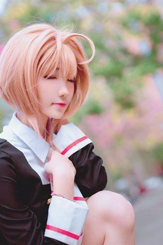 南桃Momoko-木之本樱制服
