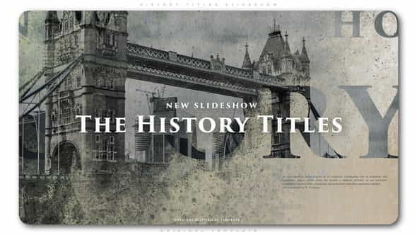 History Titles Slideshow - VideoHive 22607705
