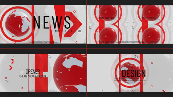 News Intro - VideoHive 54385583