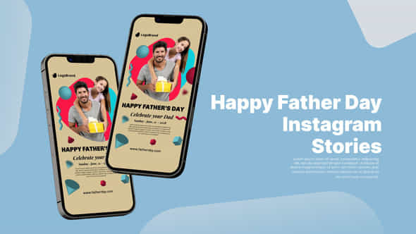 Happy Father Day Instagram Stories - VideoHive 52125689