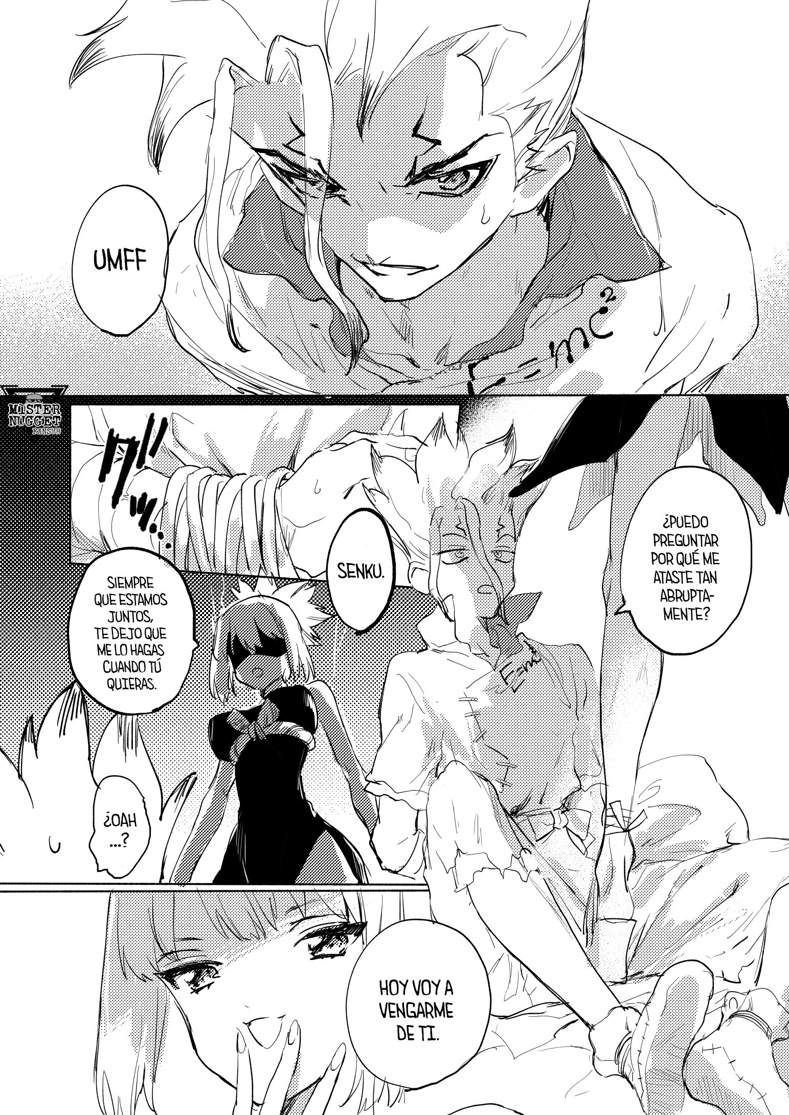 Koha ga Senchin o Pero Suru Manga (Dr. STONE) xxx comics manga porno doujin hentai español sexo 