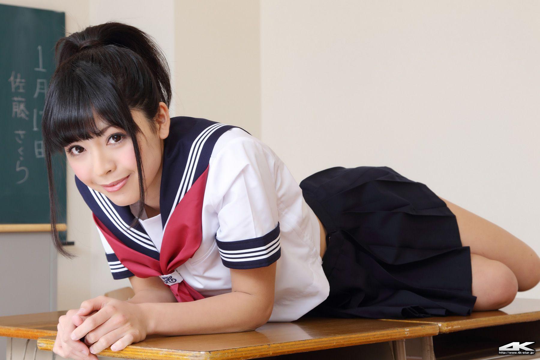 [4K-STAR] NO.00021 Sakura Sato 佐藤さくら Sailor Suit 水手服 写真集(59)