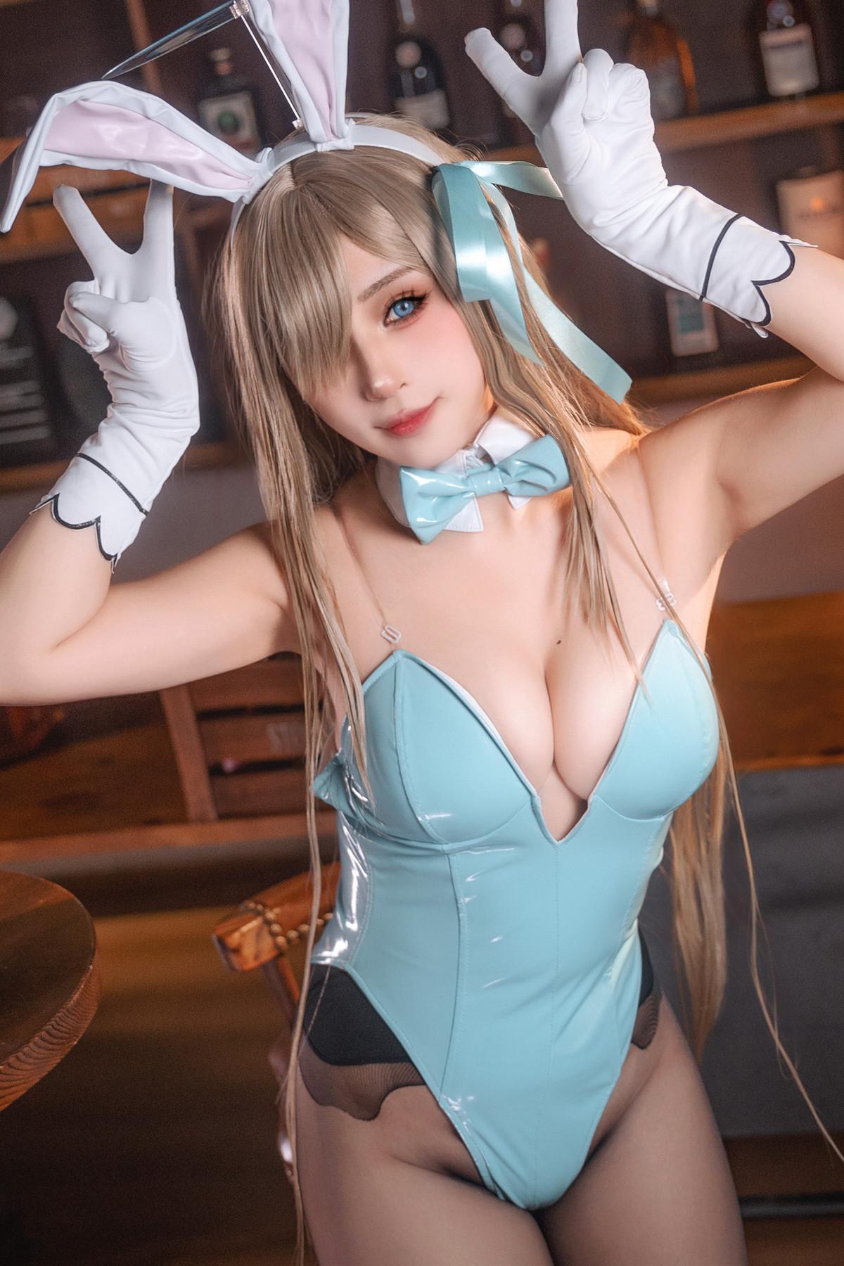 Cosplay 懵懵懵白日梦 – 明日奈兔女郎(17)