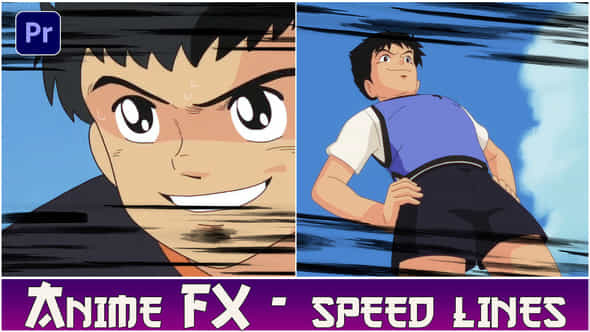 Anime Fx Speed Lines I Premiere - VideoHive 53356828