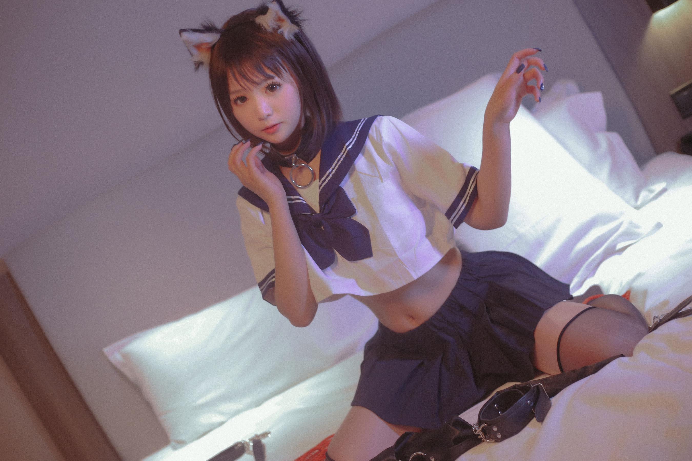 [美女Coser] 是青水 《猫耳调教》 写真集(27)