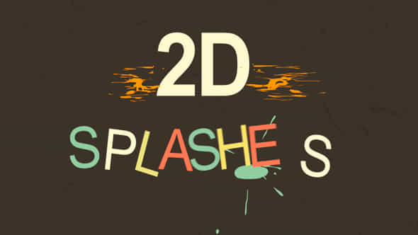 2D Splashes - VideoHive 8044946