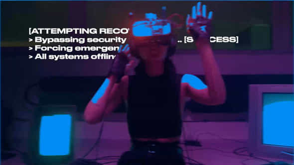 Hacking Error Transitions - VideoHive 58529728